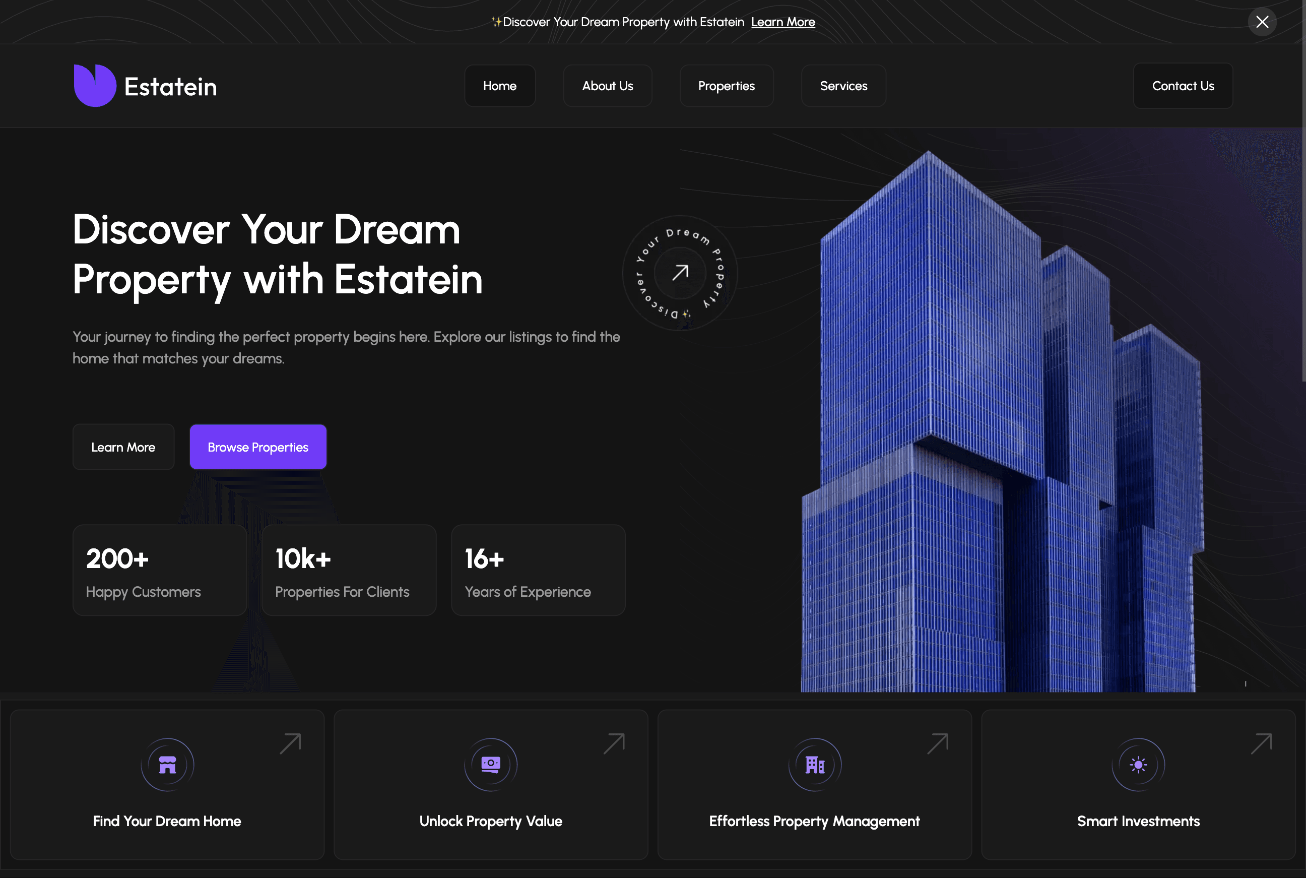 Estatein Banner