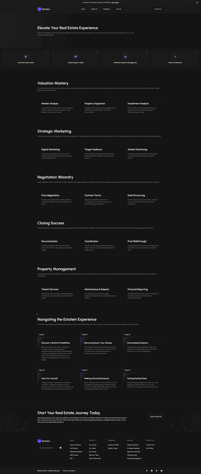 Services Page